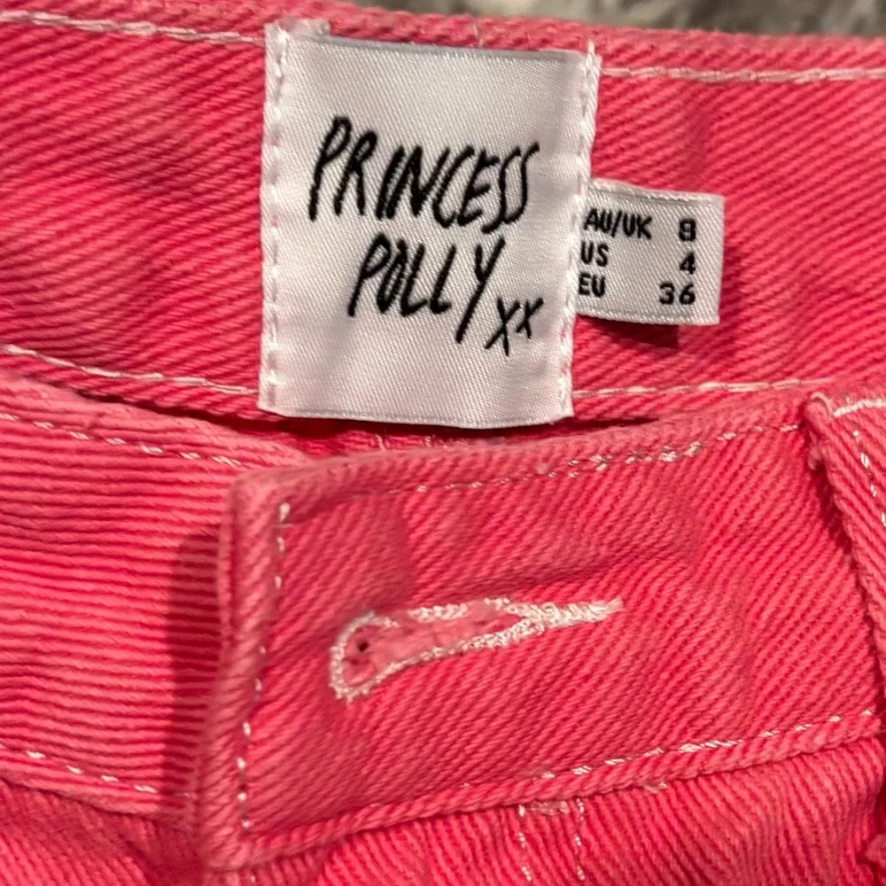 Women's Princess Polly Pink Wide Leg Jeans - Size 4 NWOT - Picture 7 of 9